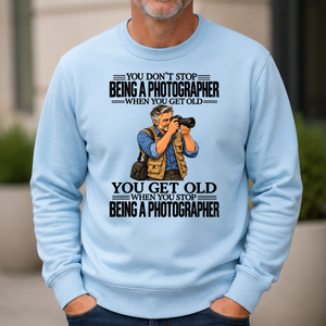 Vintage You Get Old When You Stop Being A Photographer - 6-CS2D-LightBlue