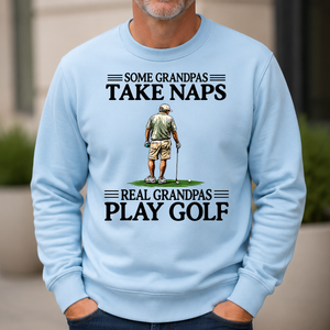 Real Grandpas Play Golf Vintage - 6-CS2D-LightBlue