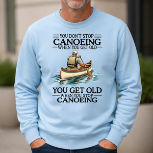 Don't Stop Canoeing - 6-CS2D-LightBlue