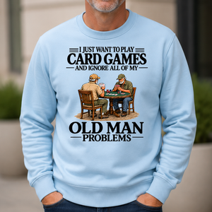 I Just Want To Play Card Games - 6-CS2D-LightBlue