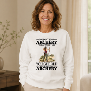Don't Stop Archery - 6-CS2D-White