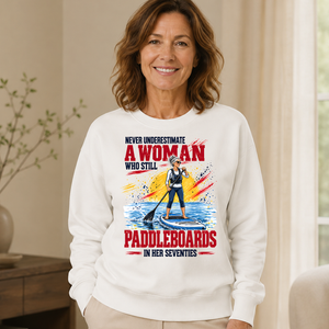 A Woman Still Paddleboards In Her 70s - 6-CS2D-White