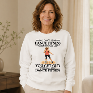 Don't Stop Dance Fitness Woman - 6-CS2D-White