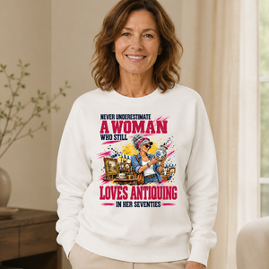 A Woman Still Loves Antiquing In Her 70s - 6-CS2D-White