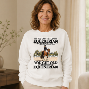 Don't Stop Equestrian - 6-CS2D-White