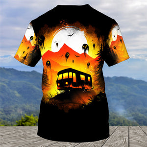 Haunted Camping Car All Over Print Shirt