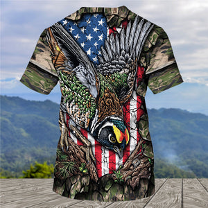 Quail Perched On The Rock All Over Print Shirt