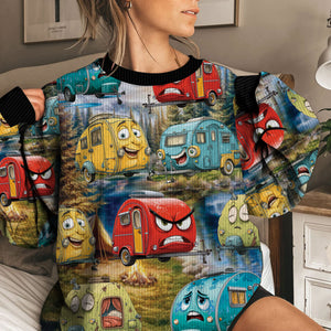 Funny Teardrop Trailer Ugly Sweater