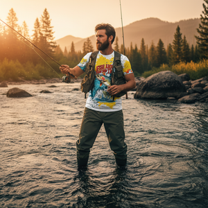 Fish Around And Find Trout Rainbow Trout All Over Print Shirt