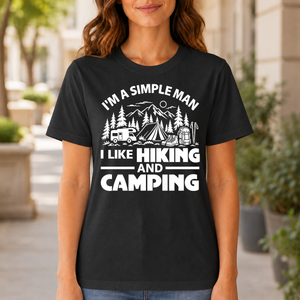 I Like Hiking And Camping - 6-TS2D-Black