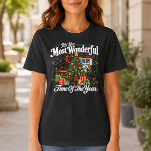 Wonderful Christmas Dachshund - 6-TS2D-Black
