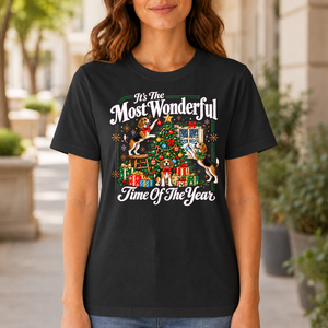 Wonderful Christmas Beagle - 6-TS2D-Black