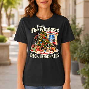 From the Windows to the Walls Boston Terrier - 6-TS2D-Black