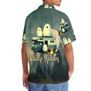 Ghostly Campfire Adventure Hawaiian Shirt