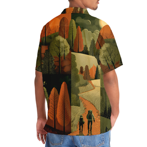 Retro Hiking Adventure Vintage Wilderness Camping Hawaiian Shirt