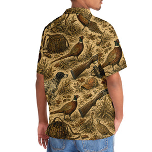 Vintage Pheasant Hunting Hawaiian Shirt