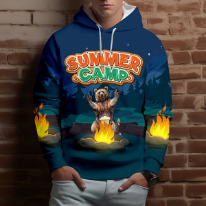 Summer Camp Grizzly Bear All Over Print Shirt