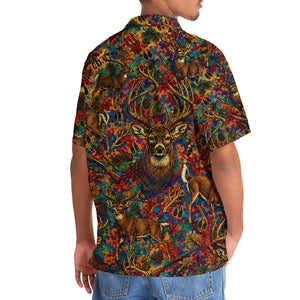 Psychedelic Deer Hunting Hawaiian Shirt