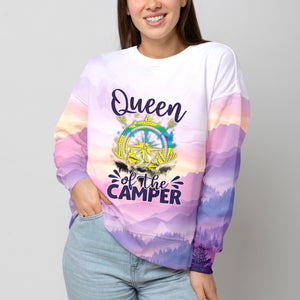 Queen Of The Camper All Over Print Shirt