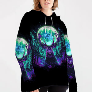 Into The Forest I Go Spirit Deer All Over Print Shirt
