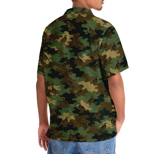 Quail Camouflage Millitary Hawaiian Shirt