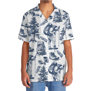 Vintage Hiking Camp Hawaiian Shirt