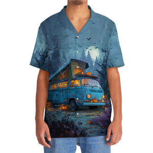 Haunted Camper Van Halloween Hawaiian Shirt