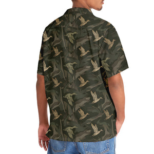 Vintage Camo Duck Hunting Hawaiian Shirt