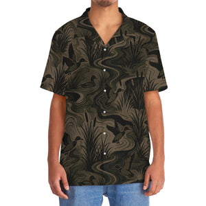 Camouflage Duck Hunting Hawaiian Shirt