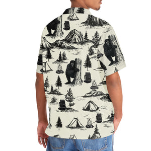 Vintage Camping Hawaiian Shirt