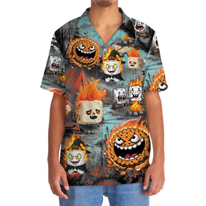 Burnt Marshmallow Halloween Hawaiian Shirt