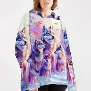 Wolf Family Art All Over Print Shirt