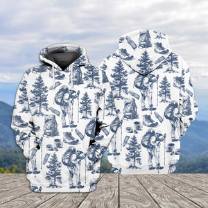 Vintage Hiking Camp All Over Print Shirt