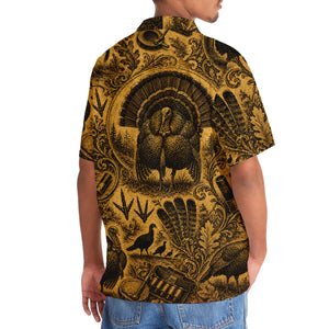 Turkey Hunting Legend Vintage Art Hawaiian Shirt