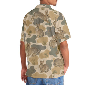 Rabbit Camouflage Men Polo Shirt