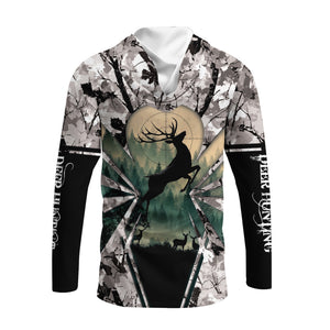 Deer Hunting Peaceful Forest All Over Print Shirt