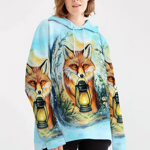 Wild Fox Finding The Way All Over Print Shirt