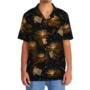 Vintage Pheasant Hunting Field Journal Hawaiian Shirt