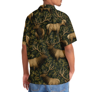 Elk Woodland Hawaiian Shirt
