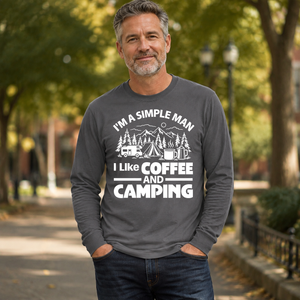 I Like Coffee And Camping - 7-CS2D-Charcoal