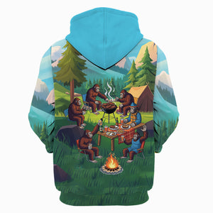 Sasquatch family BBQs All Over Print Shirt