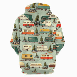 Vintage Camper Car All Over Print Shirt