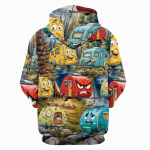 Funny Teardrop Trailer All over Print Shirt