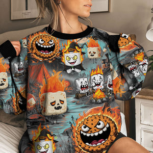 Burnt Marshmallow Ugly Sweater