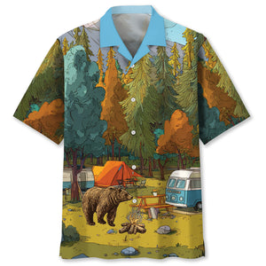 Camping Live Like A Homeless Person Hawaiian Shirt