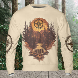 Into The Forest I Go To Lose My Mind And Find My Soul Brown All Over Print Shirt