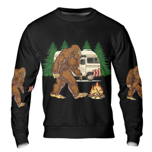 Camp Crew Hunt For Bigfoot All Over Print Shirt