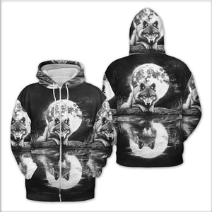 Mystical Wolf Art All Over Print Shirt