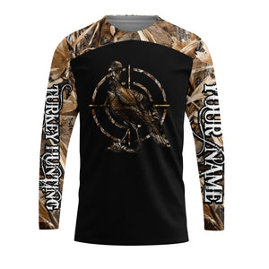 Custom Name Turkey Hunting Camo Grass All Over Print Shirt