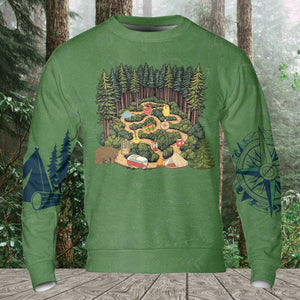 Camping Is A-Maze-Ing All Over Print Shirt